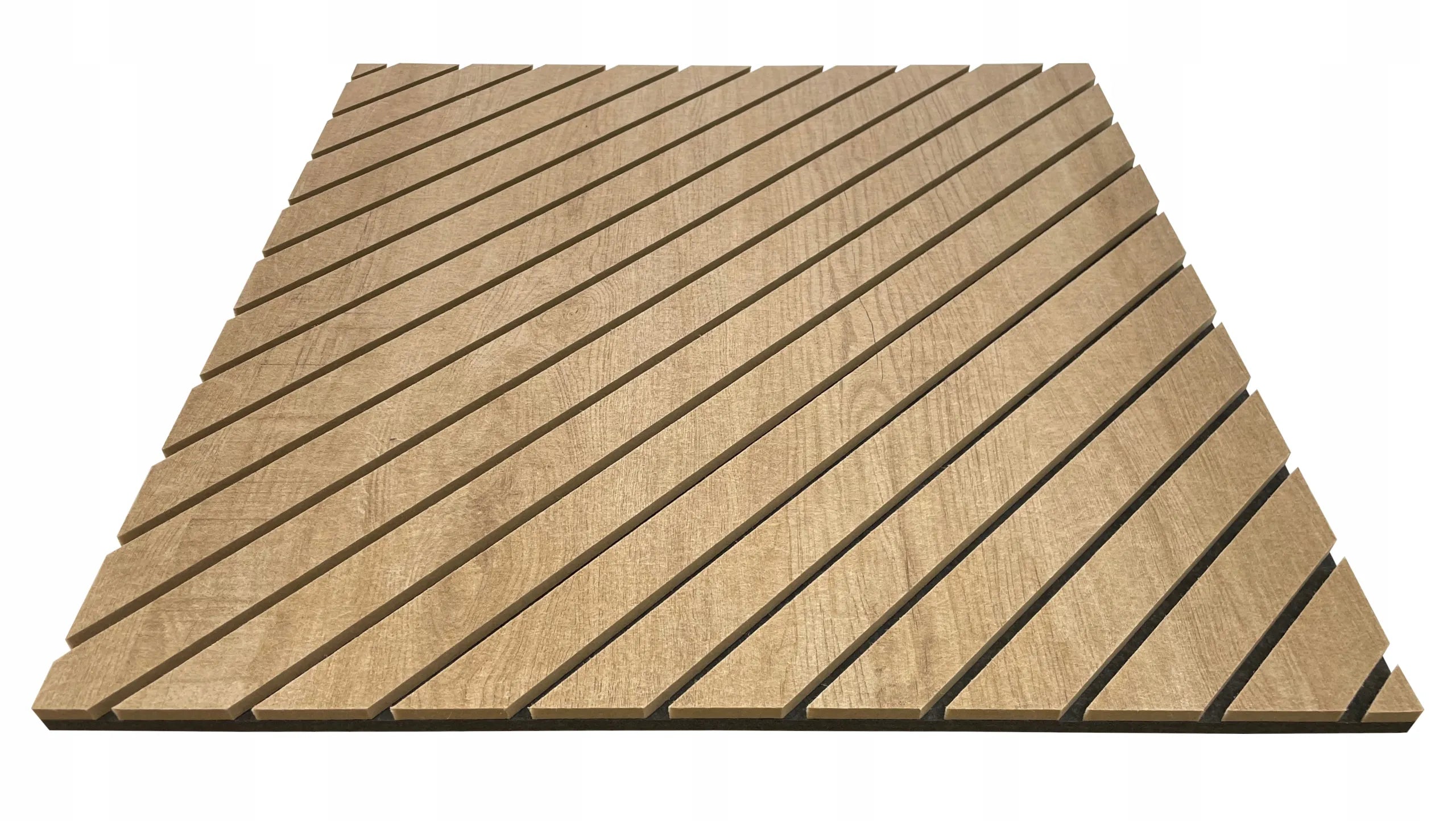 Felt Slatted Acoustic Wall Panels 1 on white background DecorMania UK